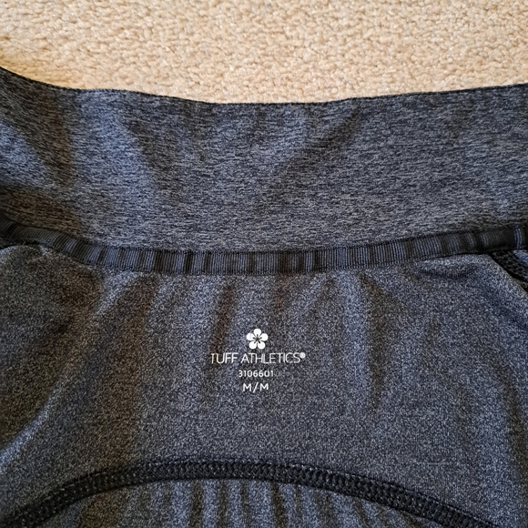 Tuff Athletics Zip Front Active Jacket Grey  Medium Activewear Top Long Sleeved - Picture 10 of 15